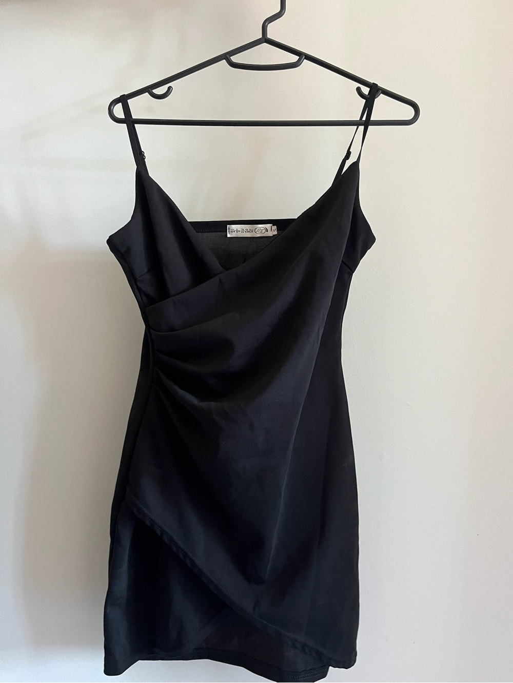 Black Slip Mini Dress